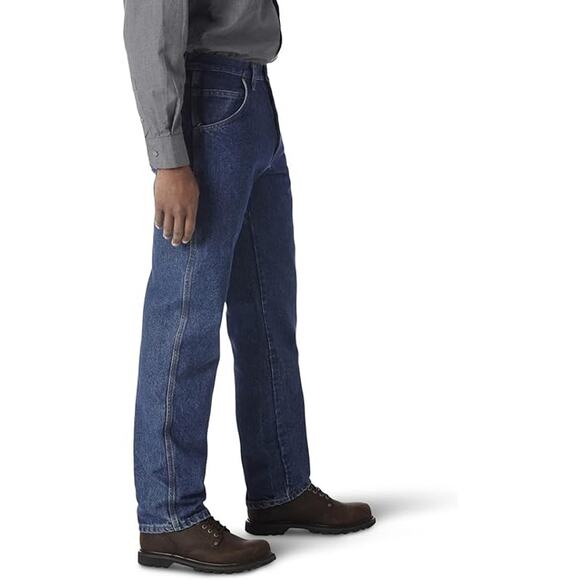 Wrangler Men's 34W x 30L Riggs Workwear Flame Resistant FR Jeans Denim - Picture 8 of 9